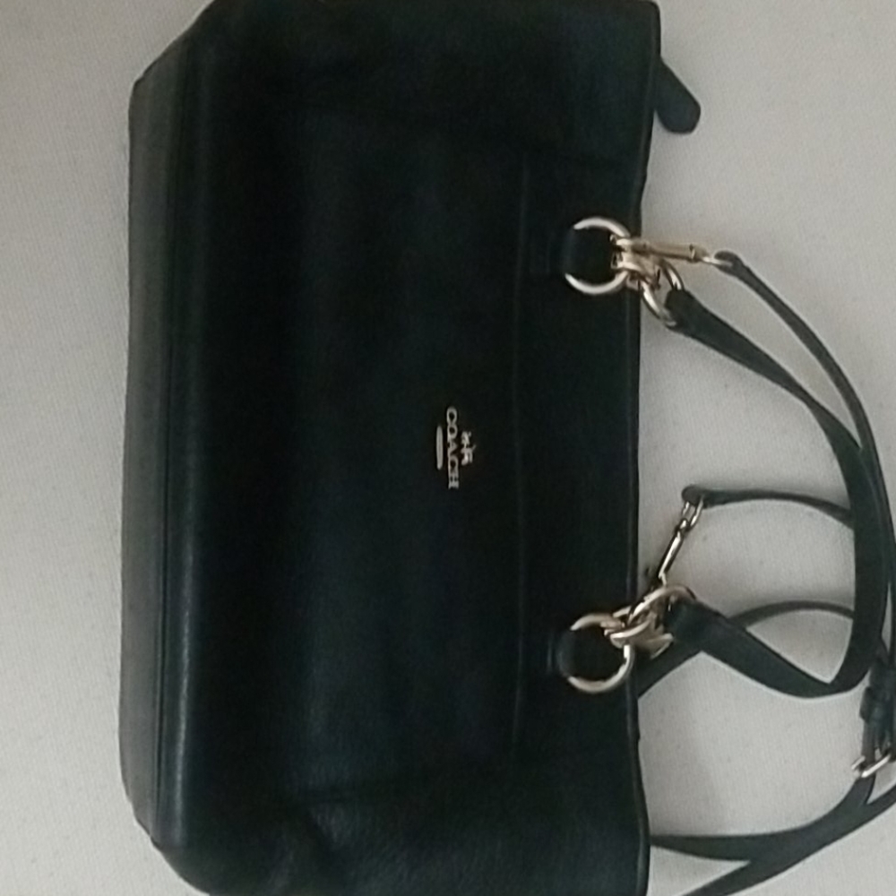 Black Leather Couch bag
